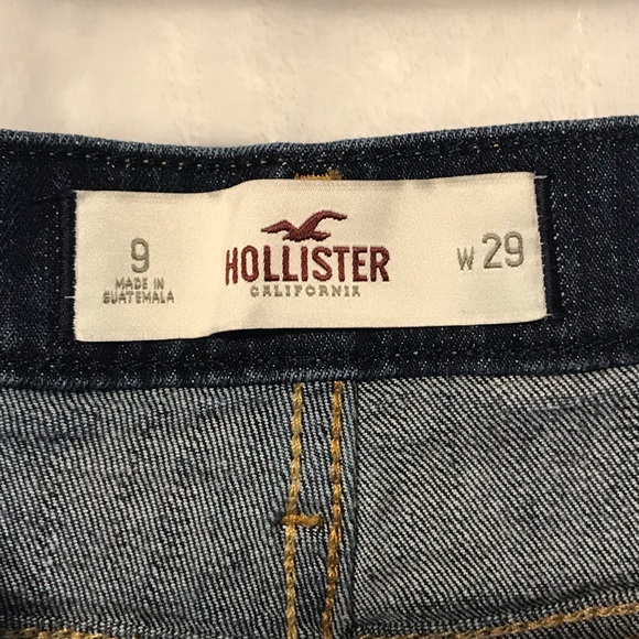 Hollister blue denim shorts. Size 9. - Picture 3 of 6